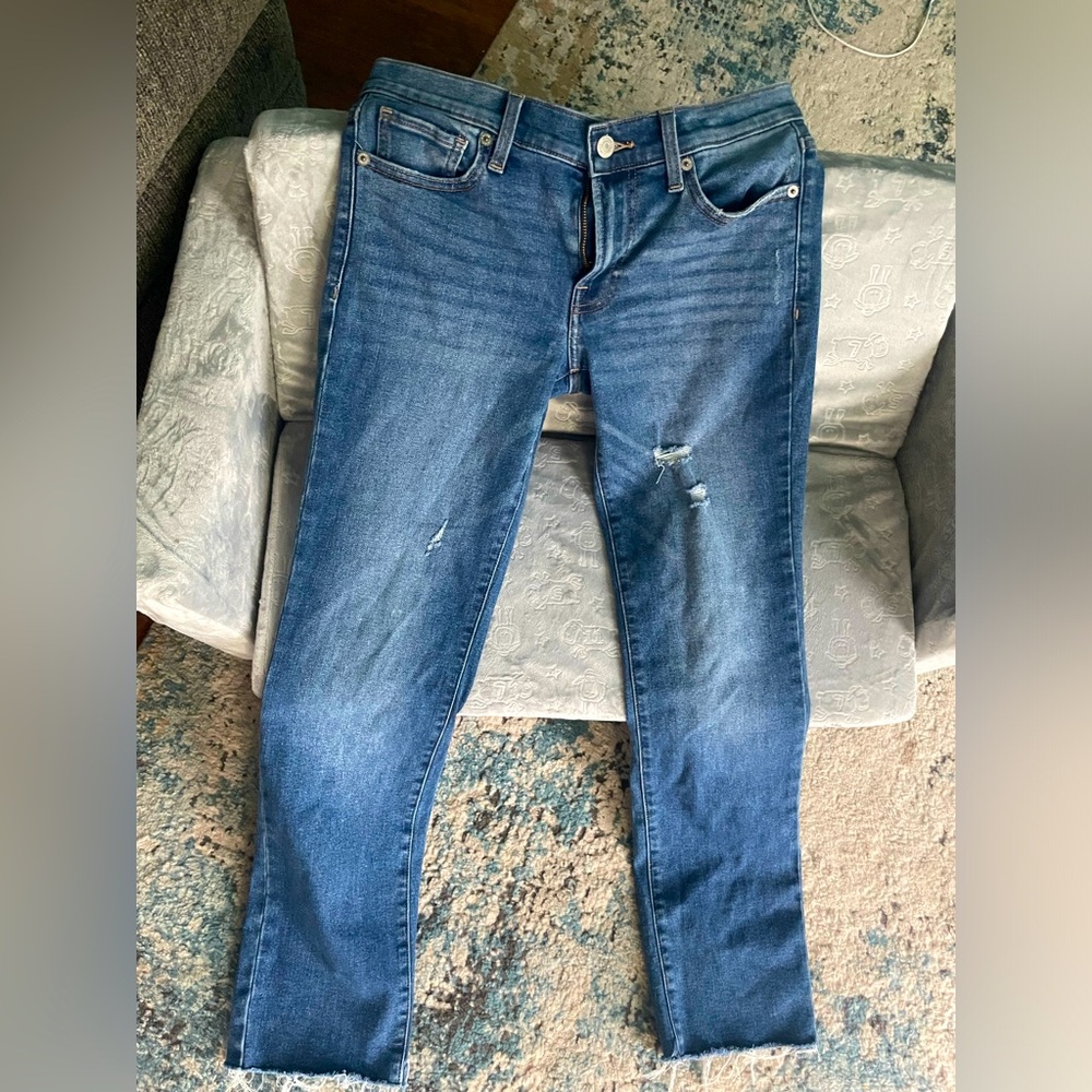 Lucky Brand Midrise Straight Jeans